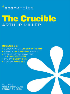 cover image of The Crucible SparkNotes Literature Guide